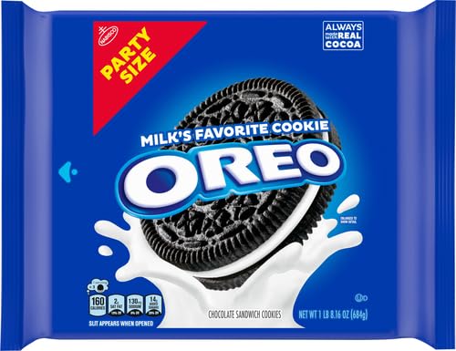 Chocolate Sandwich Cookies, Party Size, 24.16 oz (Pack of 3) N547