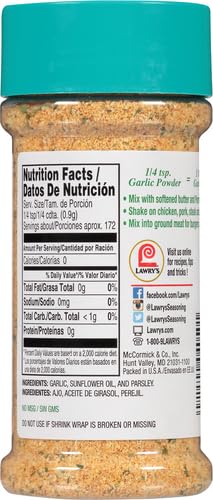 Coarse Ground Garlic Powder with Parsley, 5.5 oz R5712