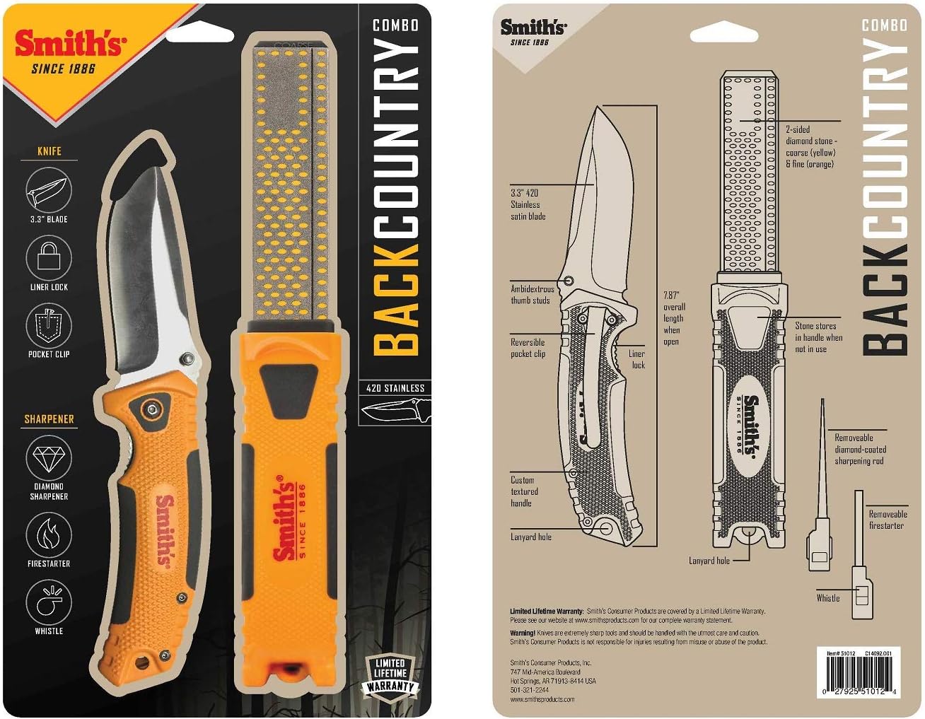 Smith's Diamond Combination Sharpener Combo