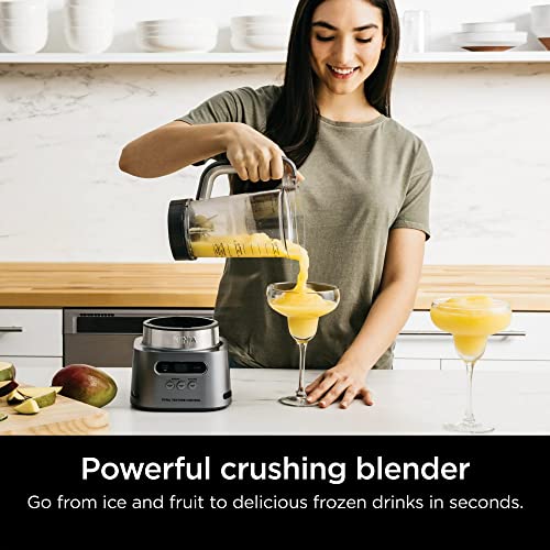 Blender with 1500W Power, Smoothie Maker, 34-oz Pitcher & 18-oz To-Go Cup Q39824