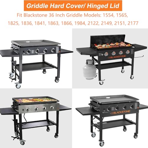 Griddle Hinged Lid with Thermometer for 36 Inch Flat Top Z703