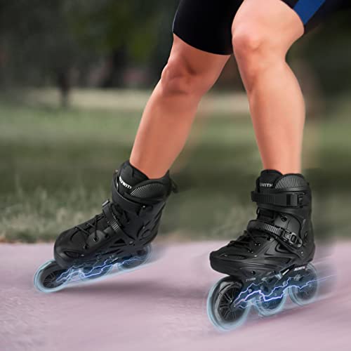 Inline Skates 3 Wheels 110mm Outdoor Fitness Speed Skates T956