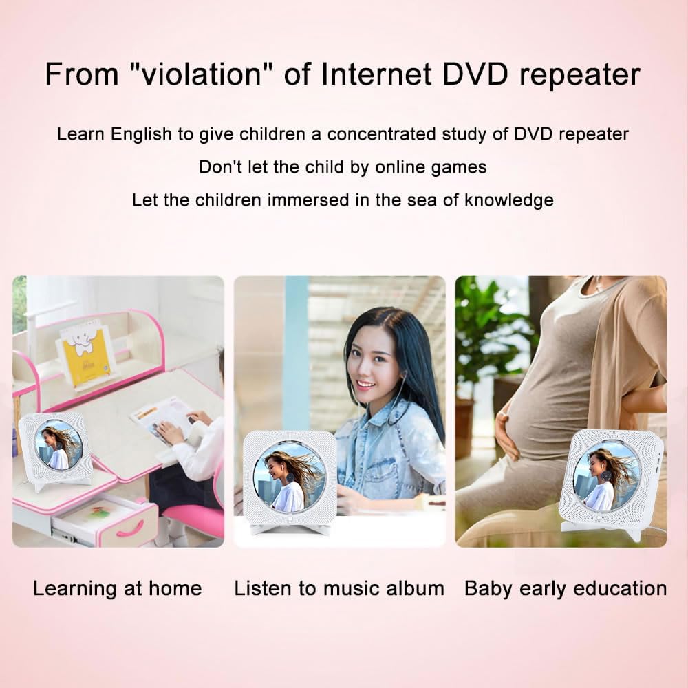 DVD Player with Bluetooth 5.1, HDMI, HD 1080p, Remote Control E784