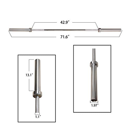 Olympic Weightlifting Barbell, 700-Pound Capacity D20436