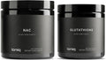 Toniiq Glutathione & NAC Bundle - 1300mg Ultra High Purity 98%+ NAC and Glutathione 1000mg Concentrated Formula - Highly Purified and Highly Bioavailable