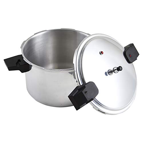16-Quart Pressure Cooker / Canner, Polished Aluminum, 5-15 PSI H96174