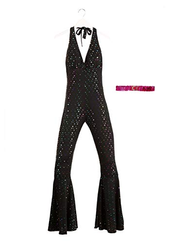 70s Disco Jumpsuit Costume for Women L73117