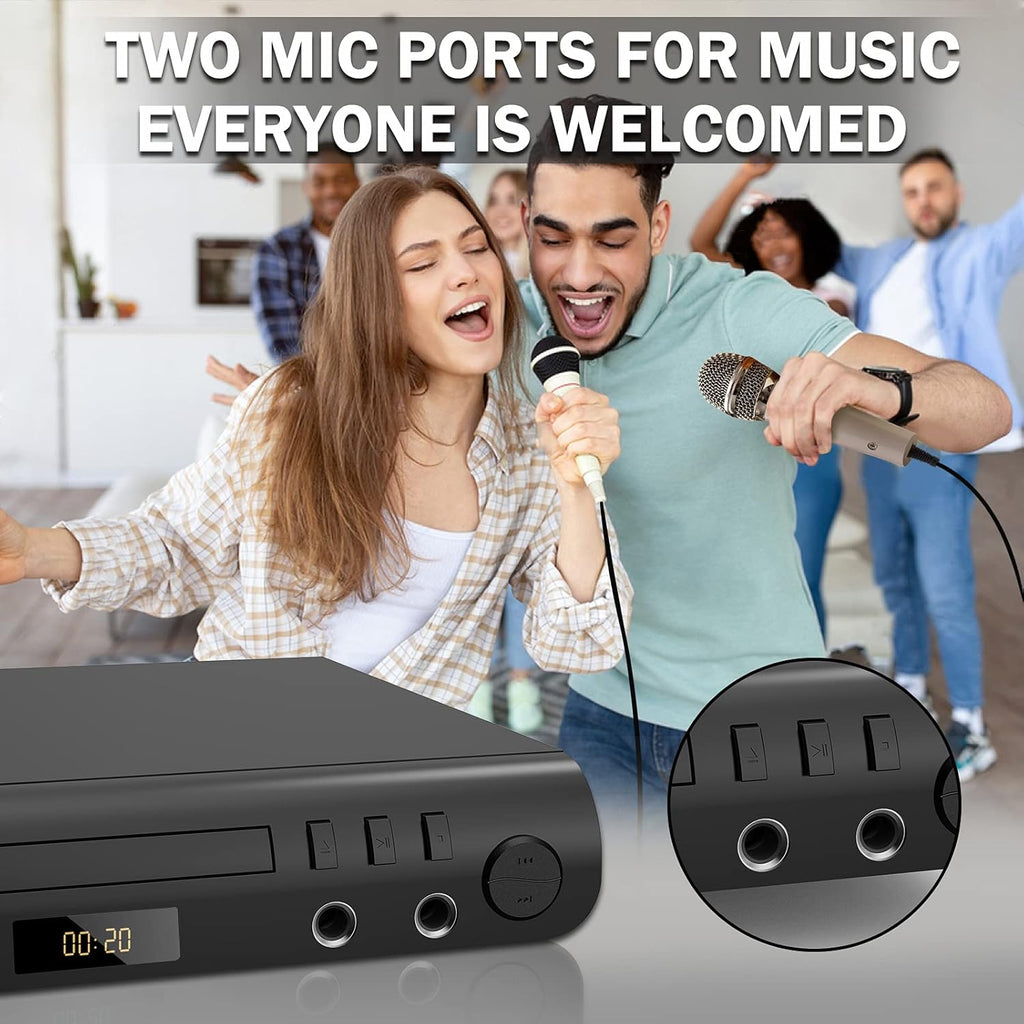 DVD Player for TV, HDMI & RCA Output, USB Input, Region Free O12676