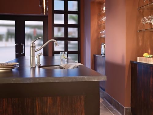 Mediterranean Bronze High-Arc Kitchen Faucet with Side Spray U806
