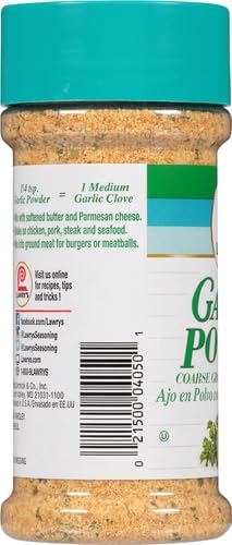 Coarse Ground Garlic Powder with Parsley, 5.5 oz R5712