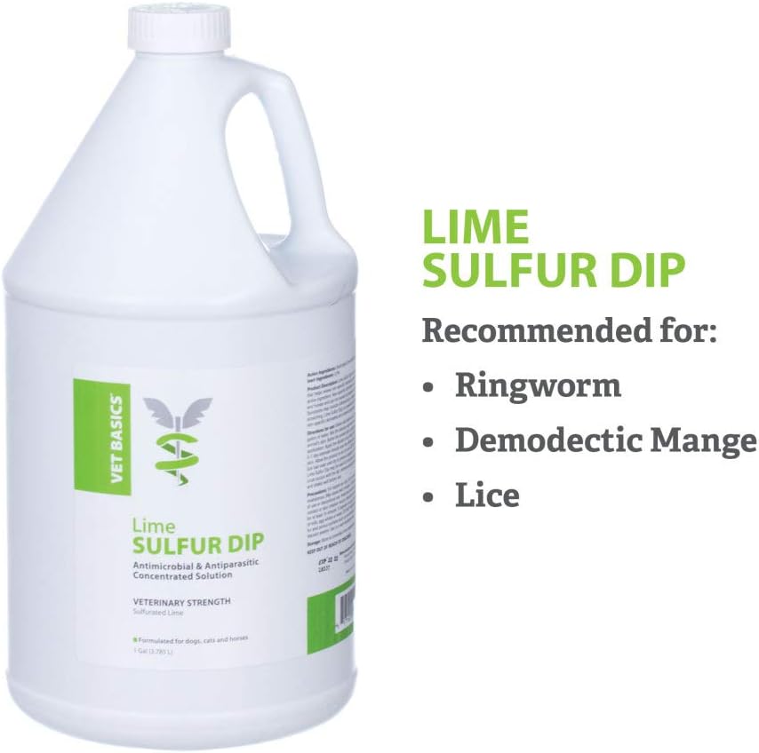 Lime Sulfur Dip Concentrated Solution for Dogs, Cats & Horses F947824