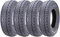 4 New Premium Trailer Tires ST 205 75R15 205 75 15 8-Ply Load Range D Steel Belted Radial w/Scuff Guard