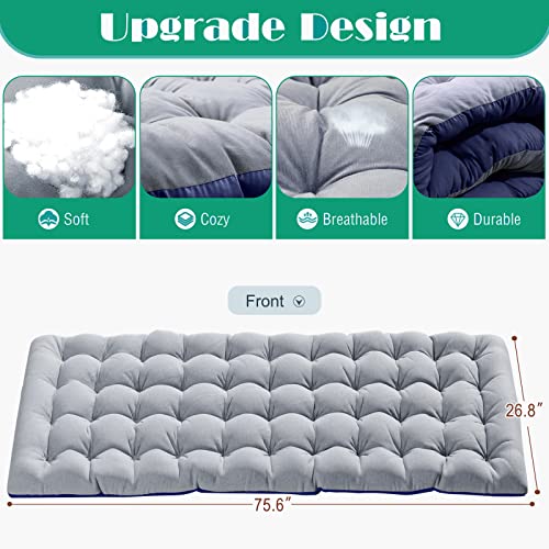 Foldable Camping Cot for Adults, Heavy Duty Guest Bed with Mattress Bag O7544