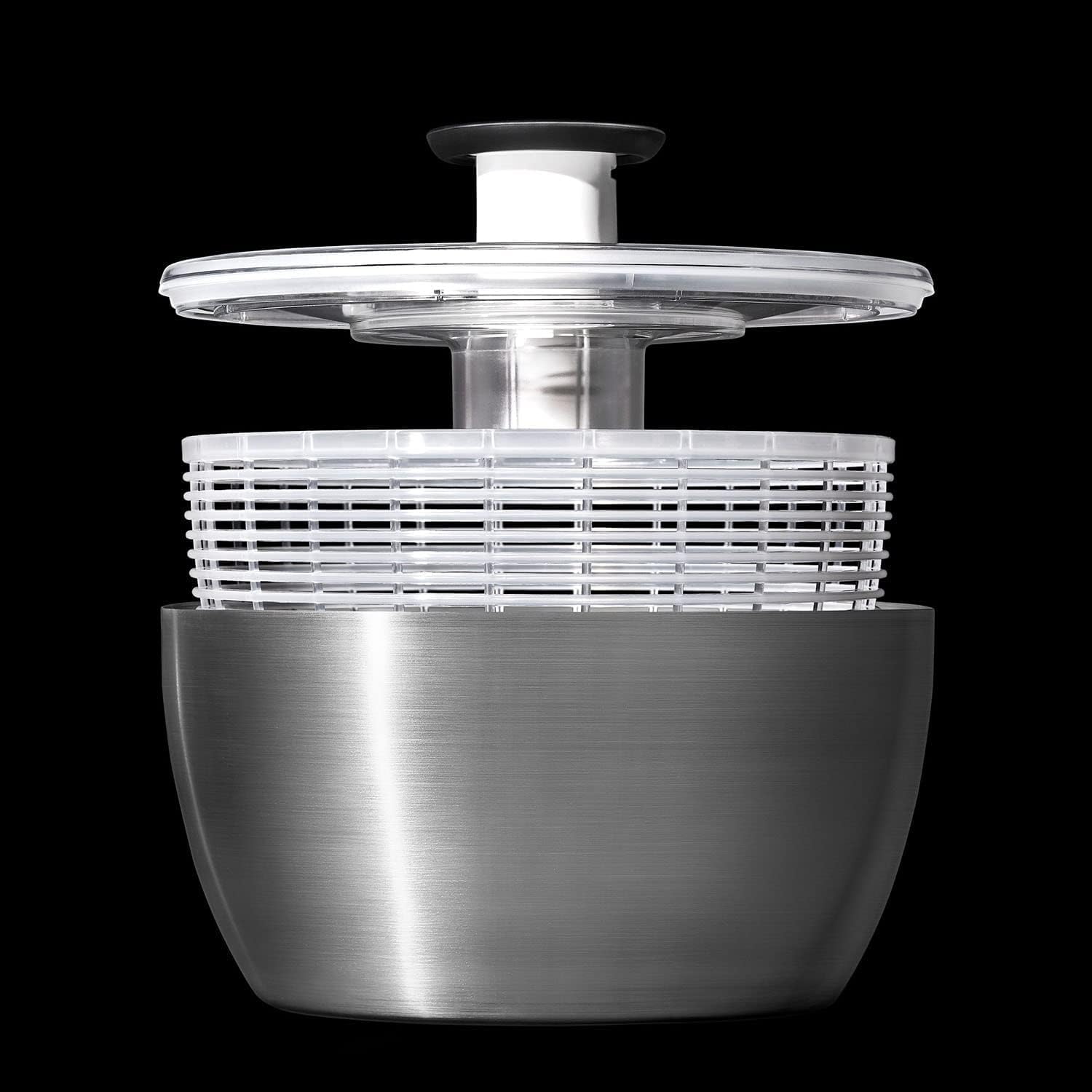 Stainless Steel Salad Spinner, 6.34 Qt. G495055