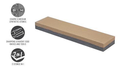 Arkansas Tri-Hone Stone Sharpening System 6" Fine, Medium & Coarse Stones T146