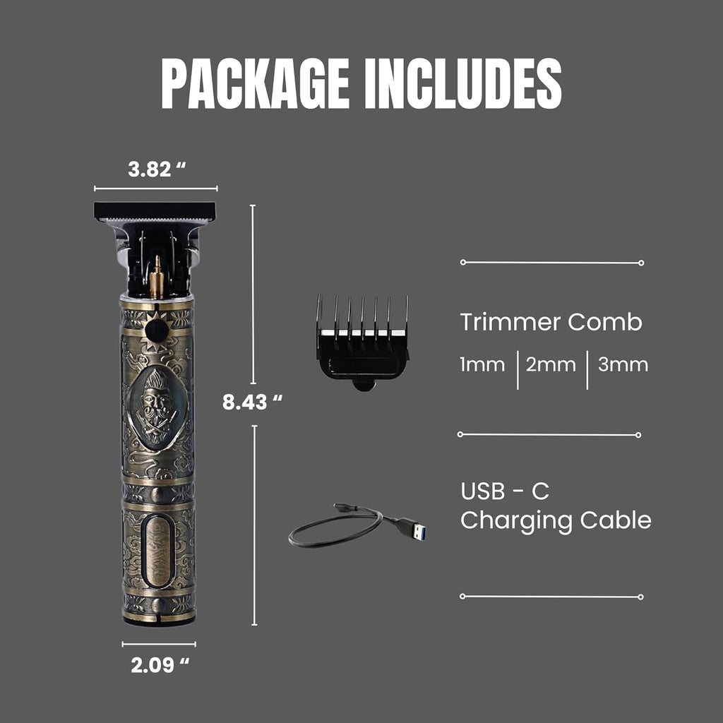 Men's Cordless Hair Clipper Kit with Beard Trimmer U915526