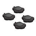Heavy Duty Rollers 4 Sliders for Easy and Safe Moving, Appliance Roller Suitable for Sofas, Couches and Refrigerators, (4 Rollers- Red)