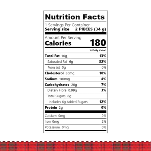 Mini Chocolate Chip Cookies, Pure Butter Shortbread, 4.4 oz (Pack of 6) A811