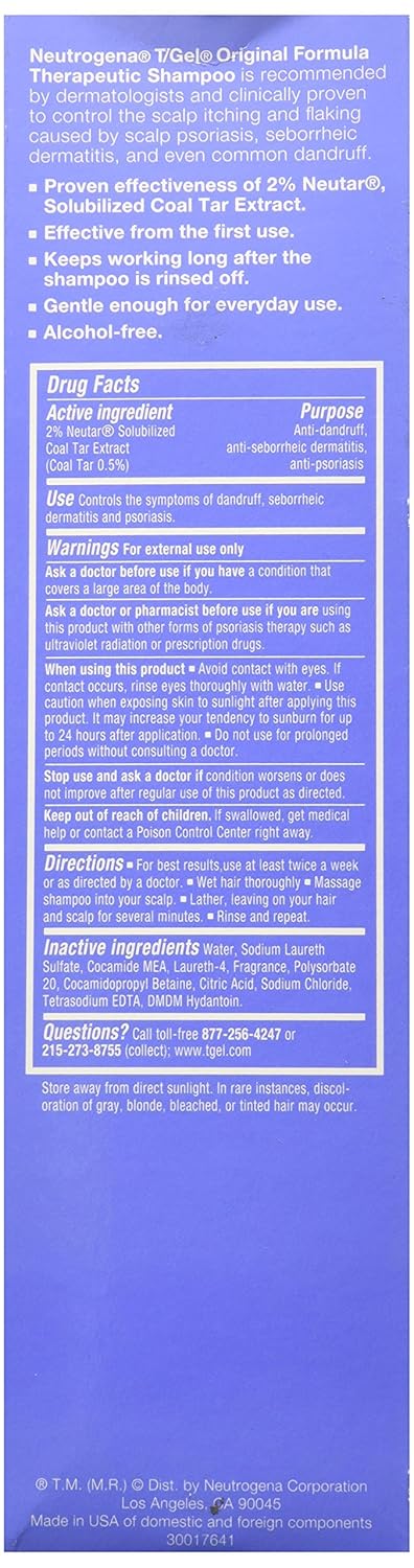 Therapeutic Shampoo, Original Formula, 8.5 Ounce V3595