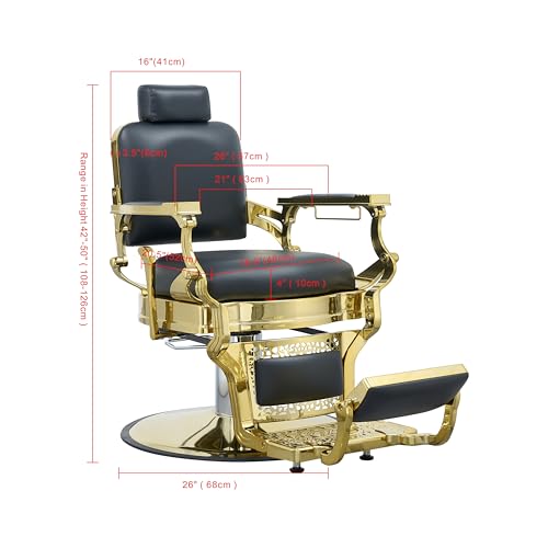 Vintage Reclining Barber Chair for Salon M7220