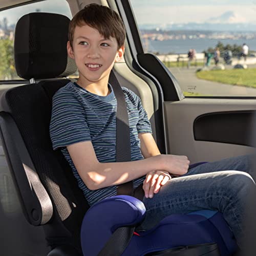 Booster Car Seat, 2-Pack, Dual Latch Connectors, Lightweight, Black E470