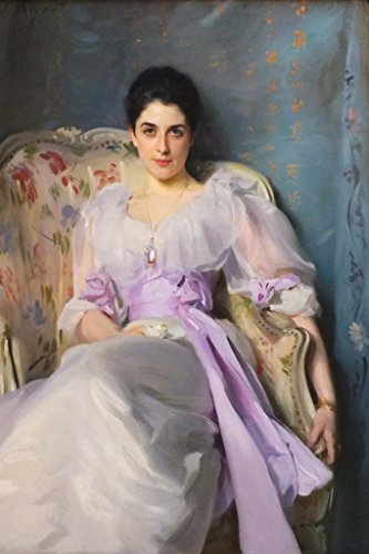 John Singer Sargent Lady Agnew of Lochnaw Realism Sargent Painting Artwork Woman Portrait Wall Decor Oil Painting French Poster Prints Fine Decorative Wall Art Cool Huge Large Giant Poster Art 36x54