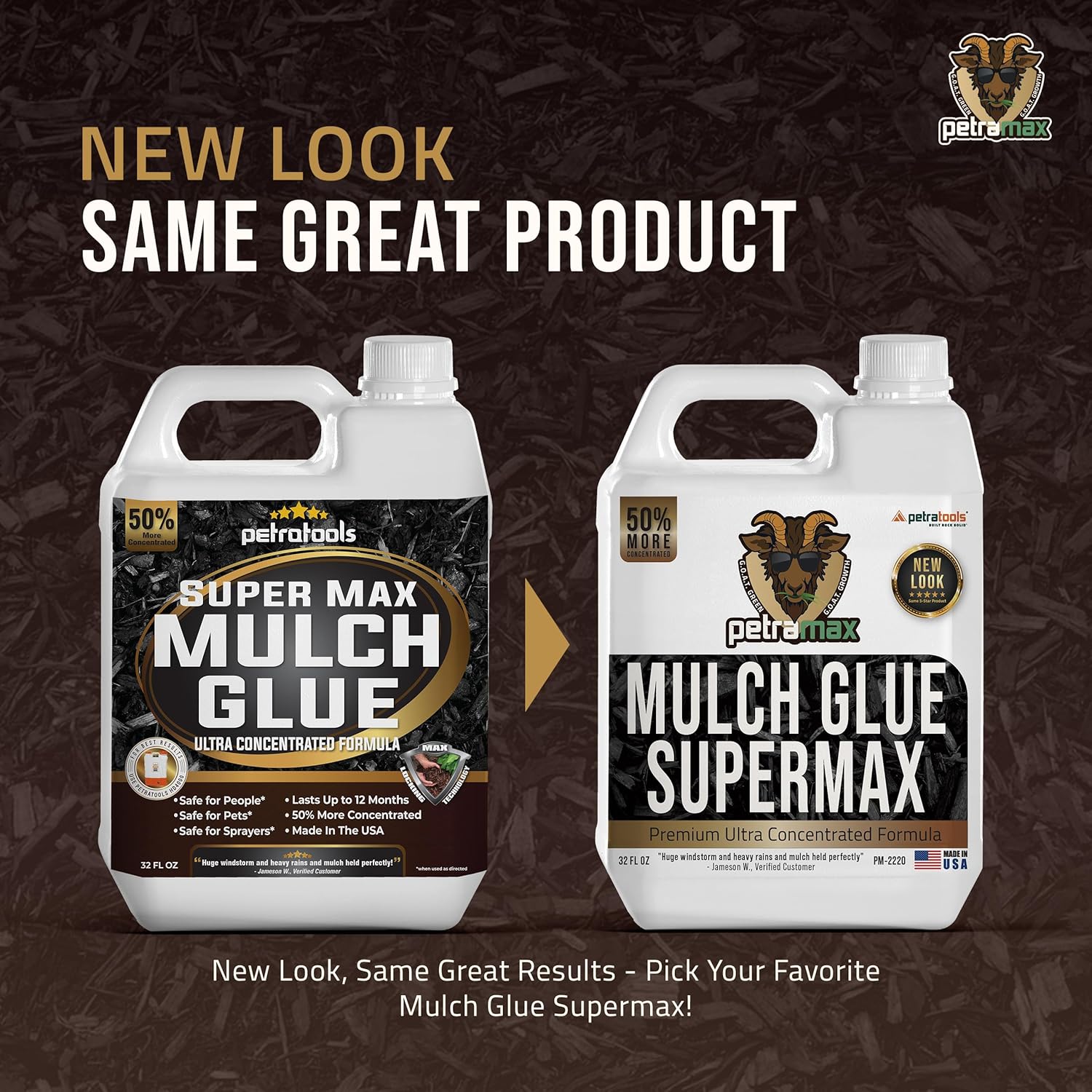 Mulch Glue for Landscape Gravel Stabilizer, 32 Oz C832