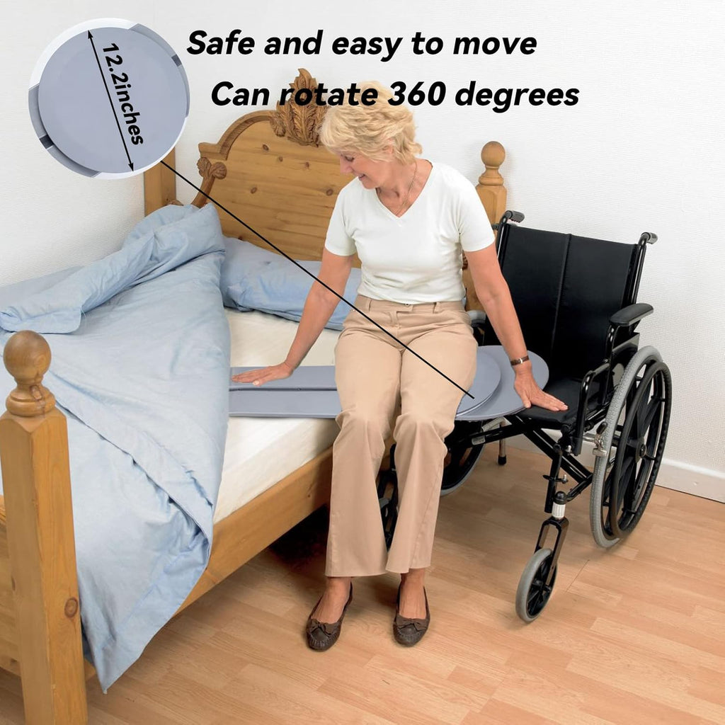Sliding Board to Wheelchair Transfer for Disabled Patient, Gray R621