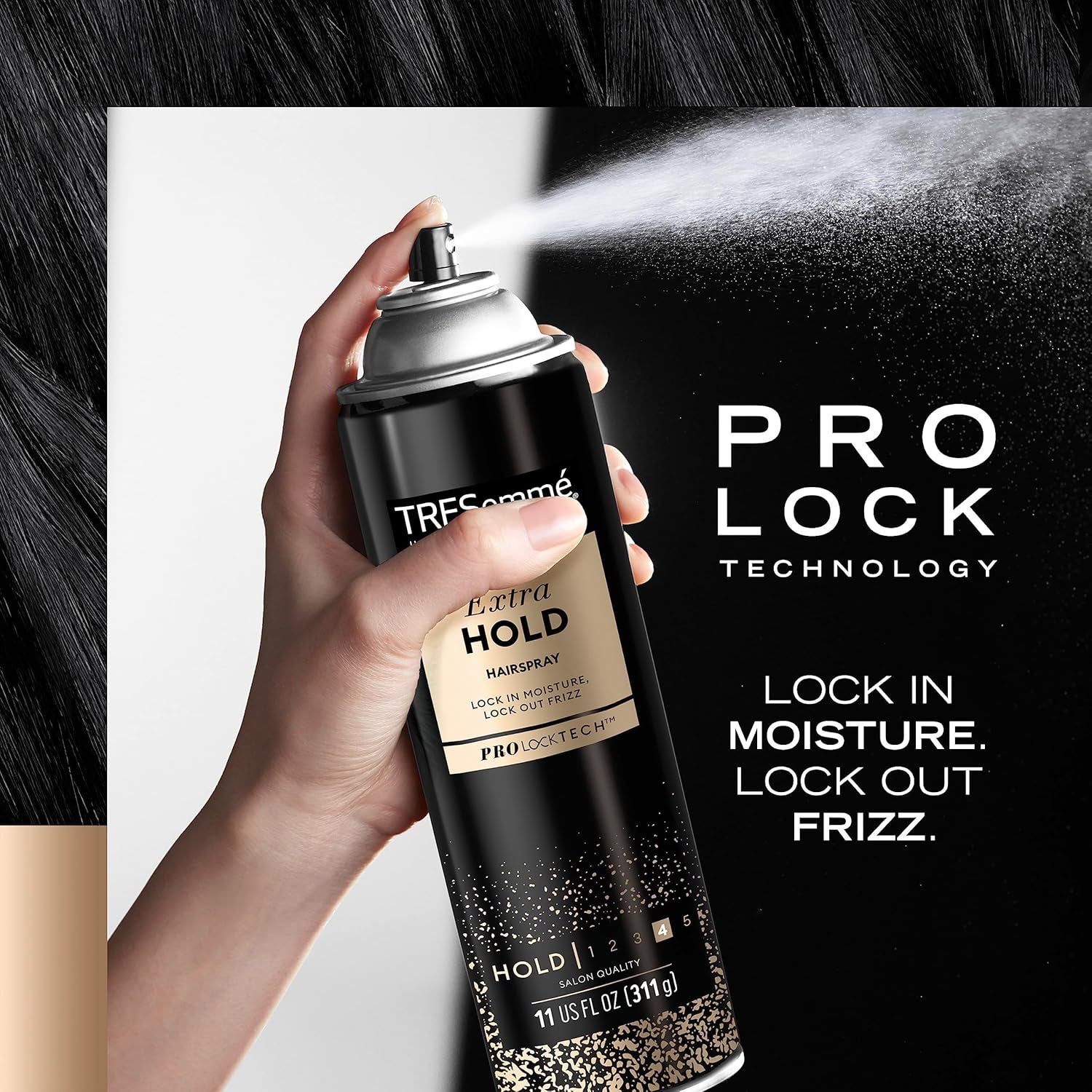 Extra Hold Hairspray, Strong Hold, Pack of 2 R1549