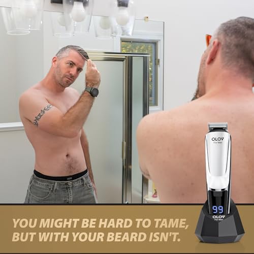 Mens Grooming Kit, 21 Piece Beard Trimmer and Hair Clipper with USB Recharge K215