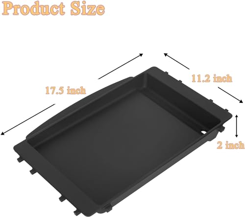 28 Inch Griddle Replacement Top with Rear Grease System S577