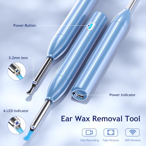 Ear Wax Removal Tool with HD Camera and LED Lights C753