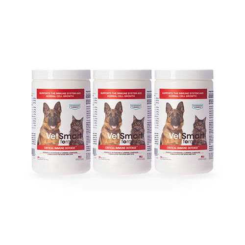 VetSmart Formulas Critical Immune Defense for Dogs &amp; Cats Supports Normal cell growth - Pet Supplies online store