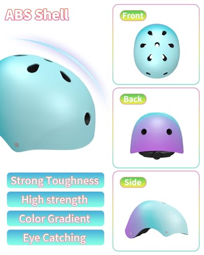 Kids Bike Helmet Adjustable for Toddler to Youth L9616