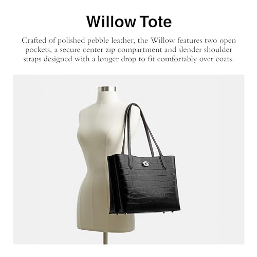 Embossed Croc Leather Tote Bag W94597