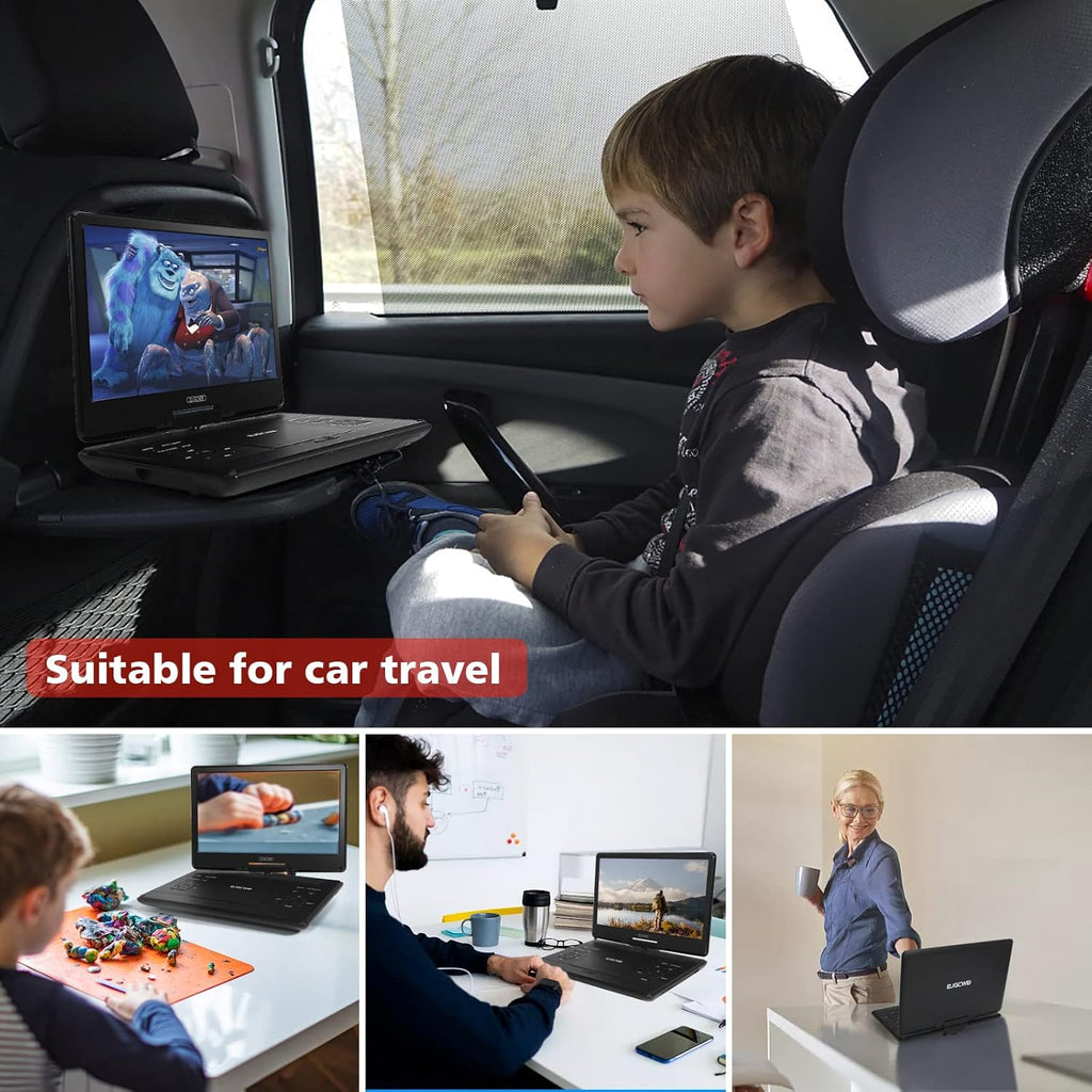 Portable DVD Player with 14.1" HD Screen and Carrying Bag W99655