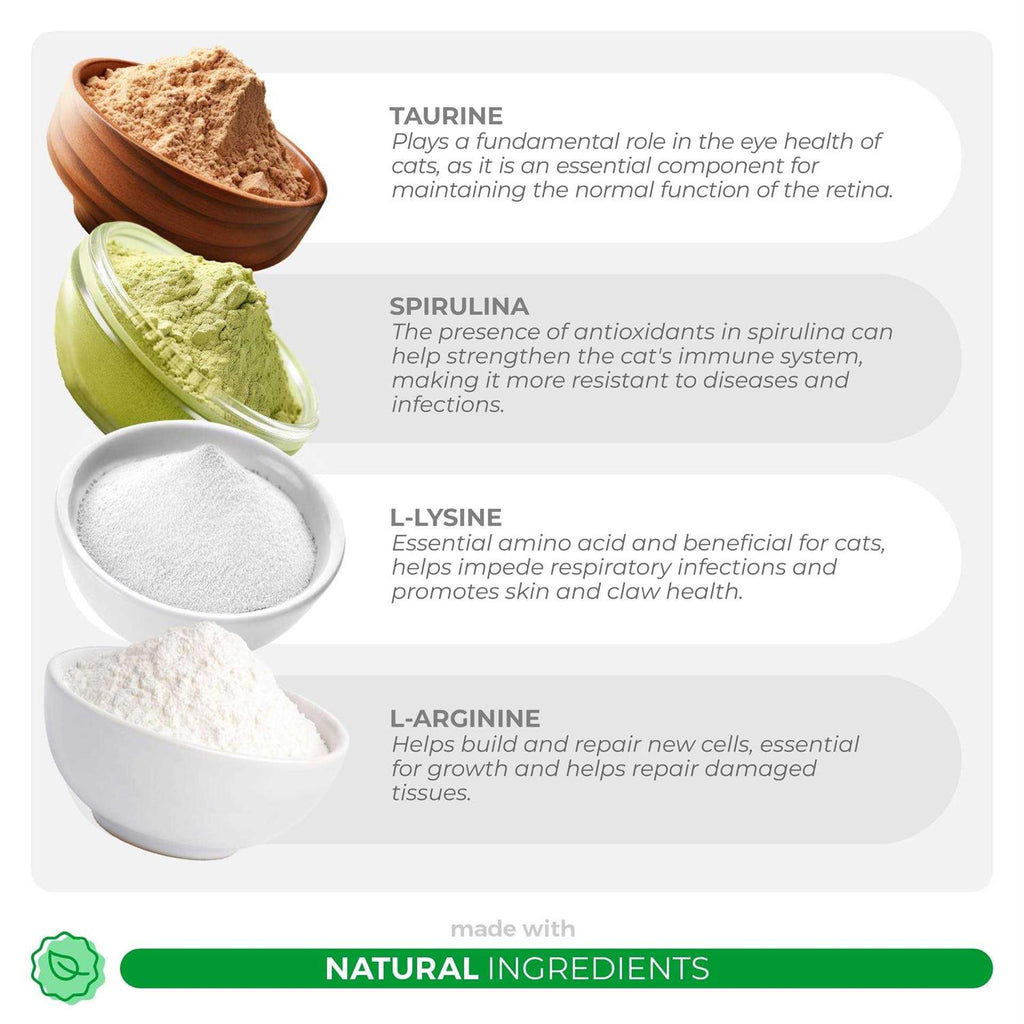 10 in 1 Multivitamin Powder for Cats with L-Lysine and Taurine I575074
