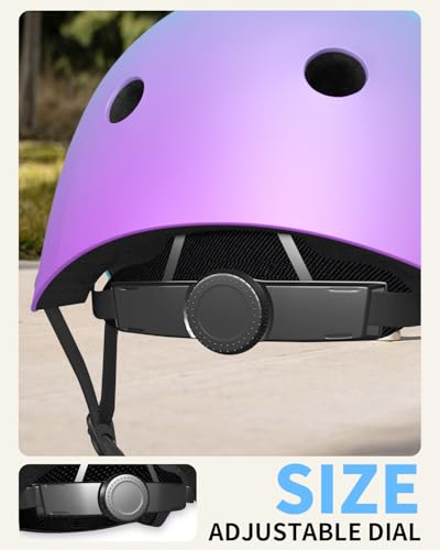 Kids Bike Helmet Adjustable for Toddler to Youth L9616