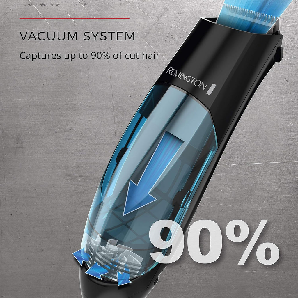 Men's Vacuum Haircut Kit with Beard Trimmer, 18 Pieces M639