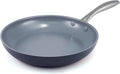 GreenPan Lima Hard Anodized Healthy Ceramic Nonstick 12" Frying Pan Skillet, PFAS-Free, Oven Safe, Gray