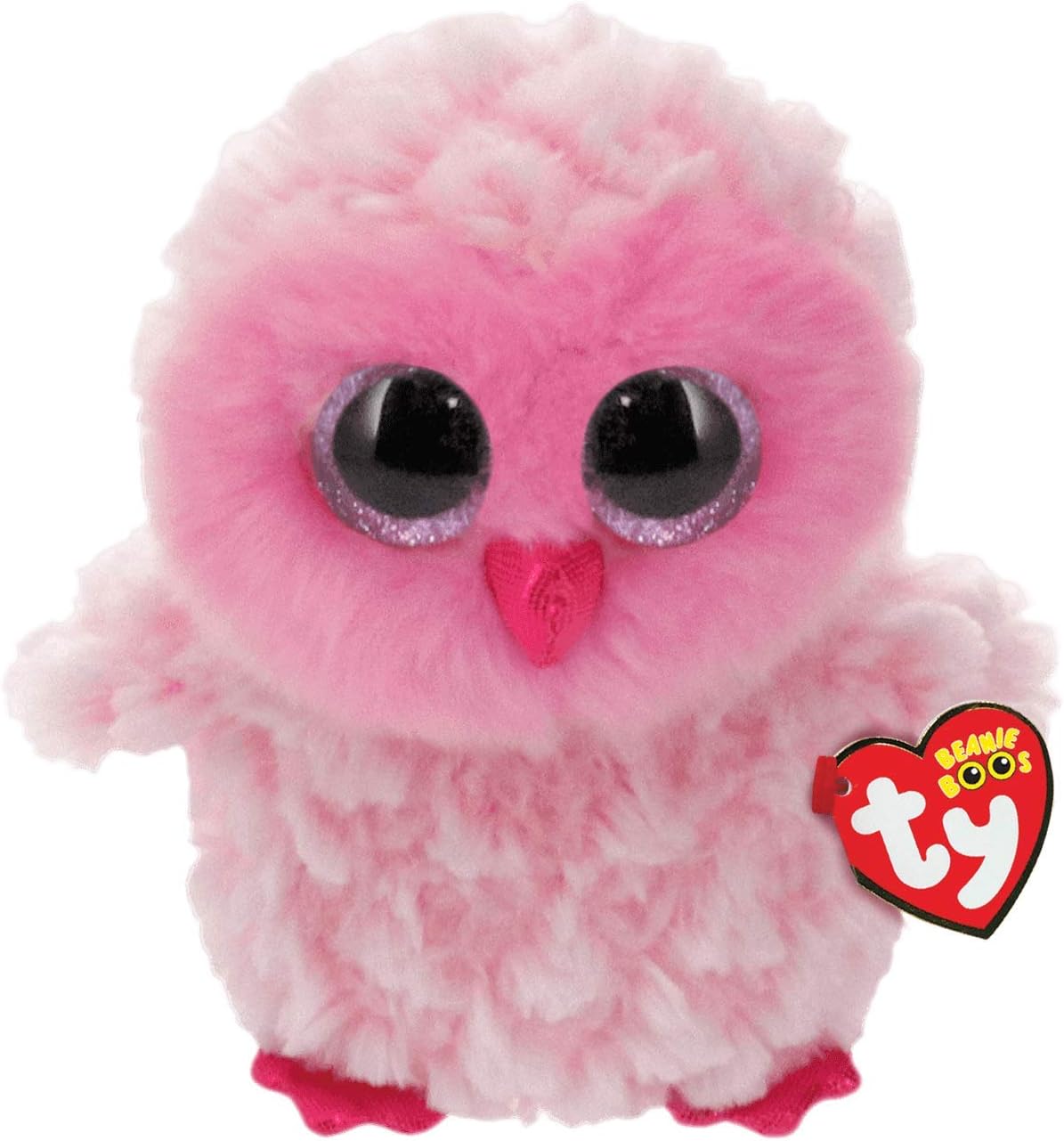 Ty Beanie Boos Twiggy - owl Pink med