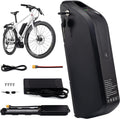 Ebike Battery 36V 10Ah Lithium Battery with 2A Charger 36V Battery for 500W, 750W, 1000W, 1200W Electric Bike (4-Pin)