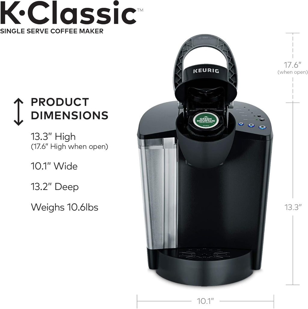 Single Serve Coffee Maker with Medium Roast Coffee Pods, 32 Count J278