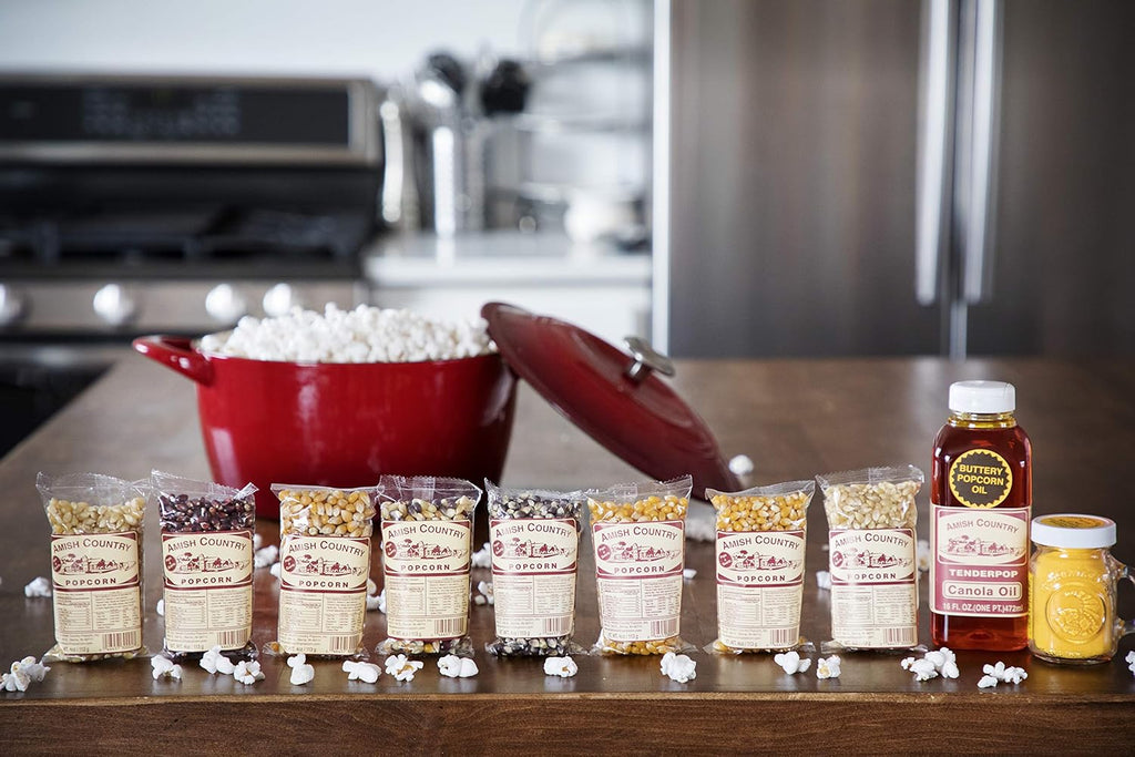 Popcorn Variety Gift Set with Silicone Popcorn Popper X683118