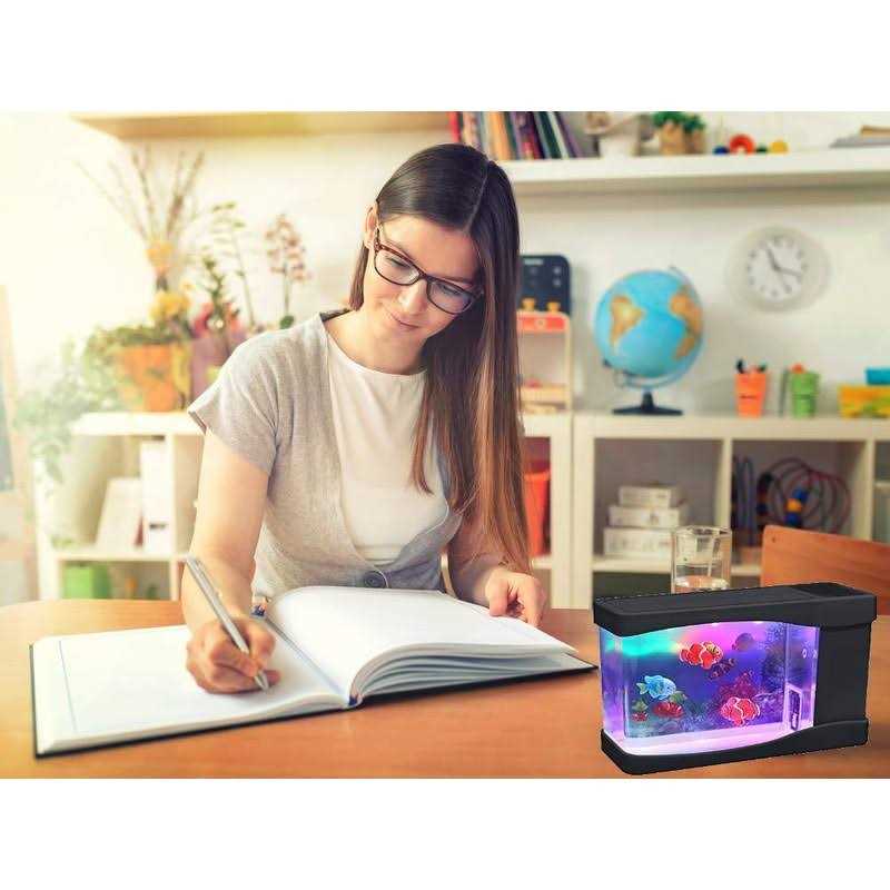 Mini LED Aquarium with Bubbles K319521