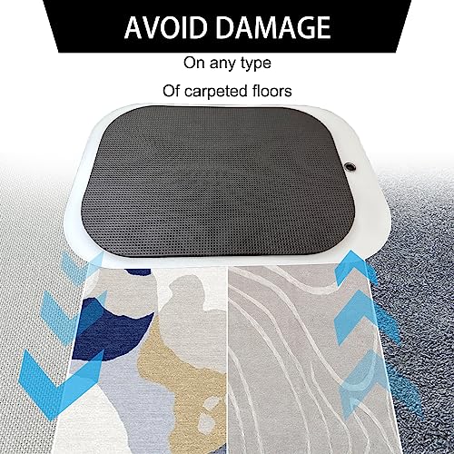 Furniture Movers Sliders for Carpet, 10" x 6" Reusable Oval Moving Pads W4523