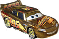 Disney Cars Golden Die-Cast Lightning McQueen 1:55Scale Movie Character for Racing and Storytelling Fun, Gift for Kids Age 3 Years and Older