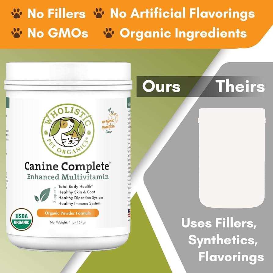 Organic Pumpkin Supplement for Dogs W447568
