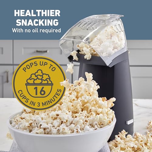Air Crazy Popcorn Machine, 4-Quart, Black Z1572