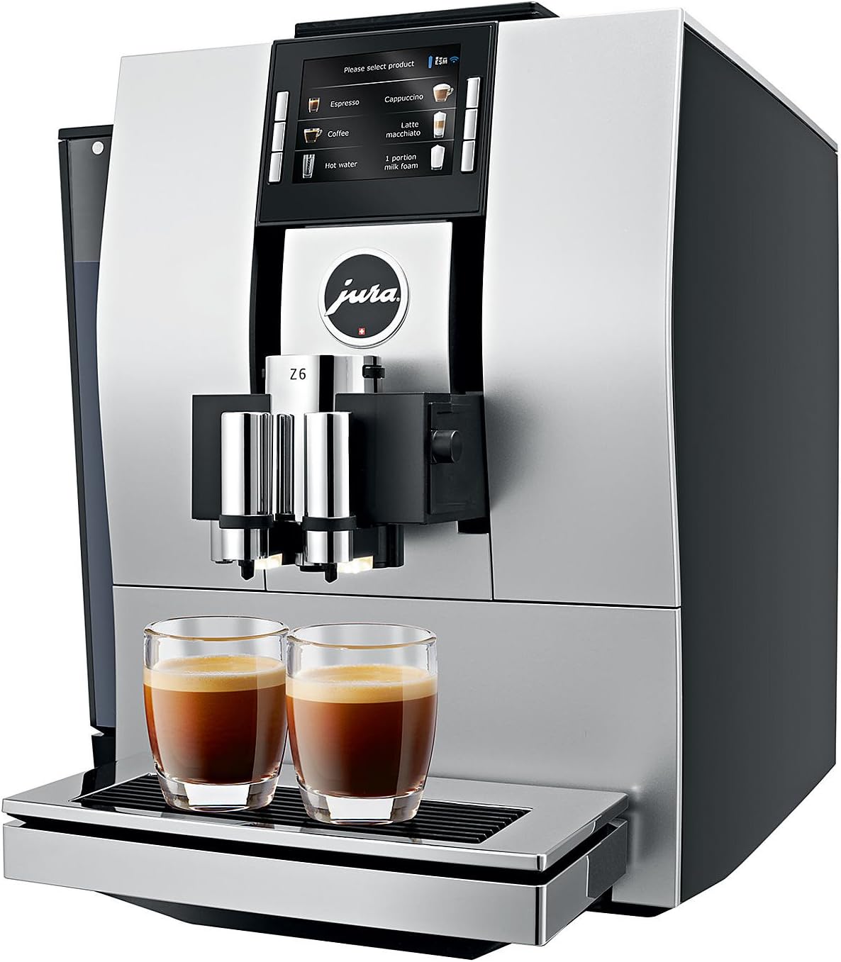 Automatic Coffee Machine, 81 oz, Aluminum U674859